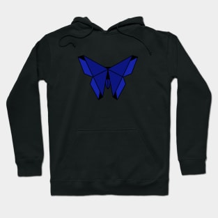 Blue Origami Butterfly Hoodie